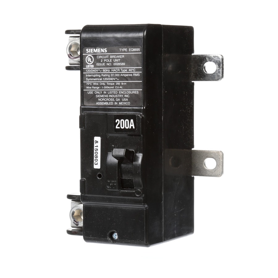 Siemens 200 Amp Main Breaker Disconnect