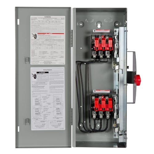 Siemens 30-Amp 3-Pole Non-Fusible Safety Switch Disconnect in the ...