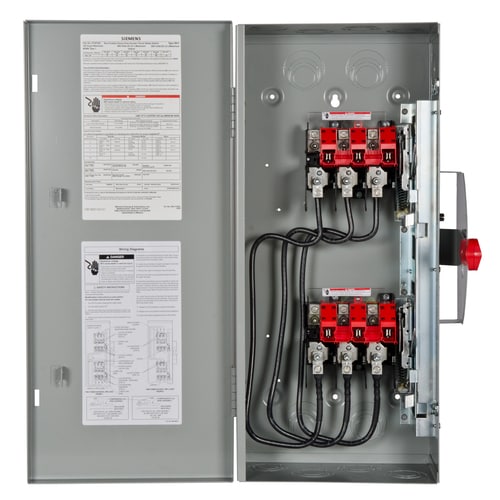 Siemens 100-Amp 3-Pole Non-Fusible Safety Switch Disconnect in the ...