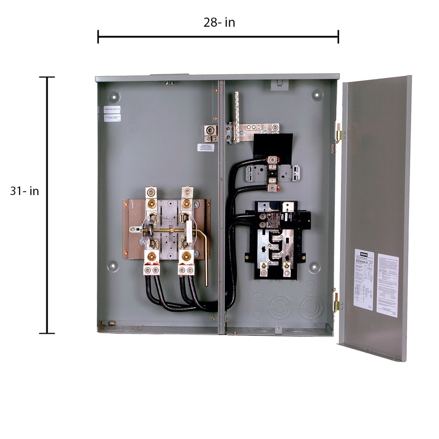 Siemens 400-Amp 1 Gang Ringless Overhead/Underground Meter Socket in ...