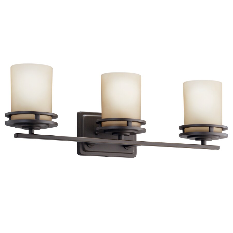 Kichler Hendrik 3 Light 24 In Olde Bronze Cylinder Vanity