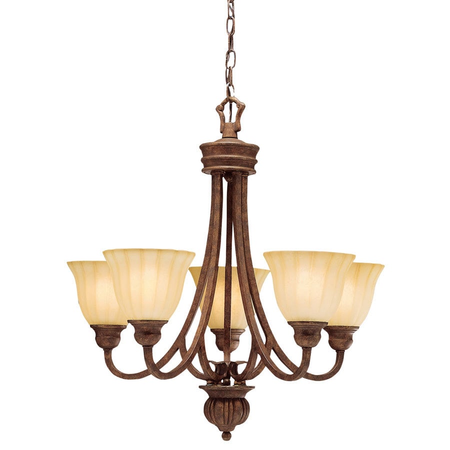 Portfolio 5-Bulb Bronze Chandelier at Lowes.com