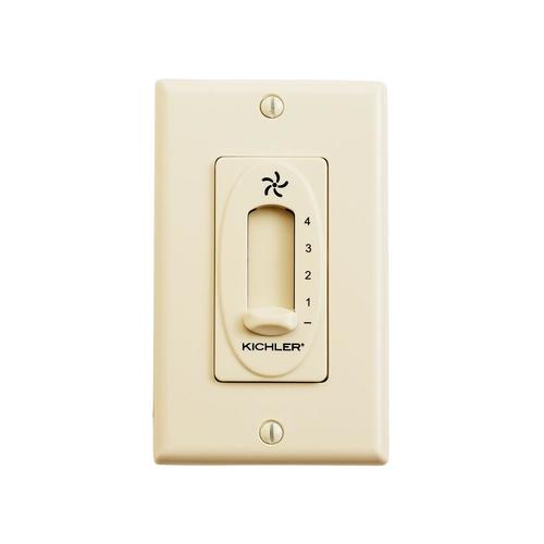 Kichler 4-Setting Ivory Ceiling Fan Switch in the Ceiling Fan Switches