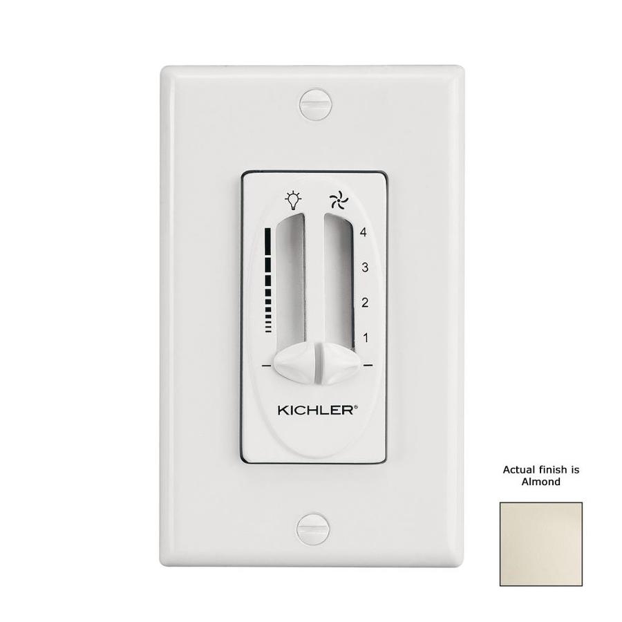 Kichler 4 Setting Almond Ceiling Fan Switch At Lowes Com