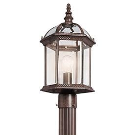 Kichler Lighting - Barrie - 10W 1 LED Outdoor Post Lantern - with Traditional