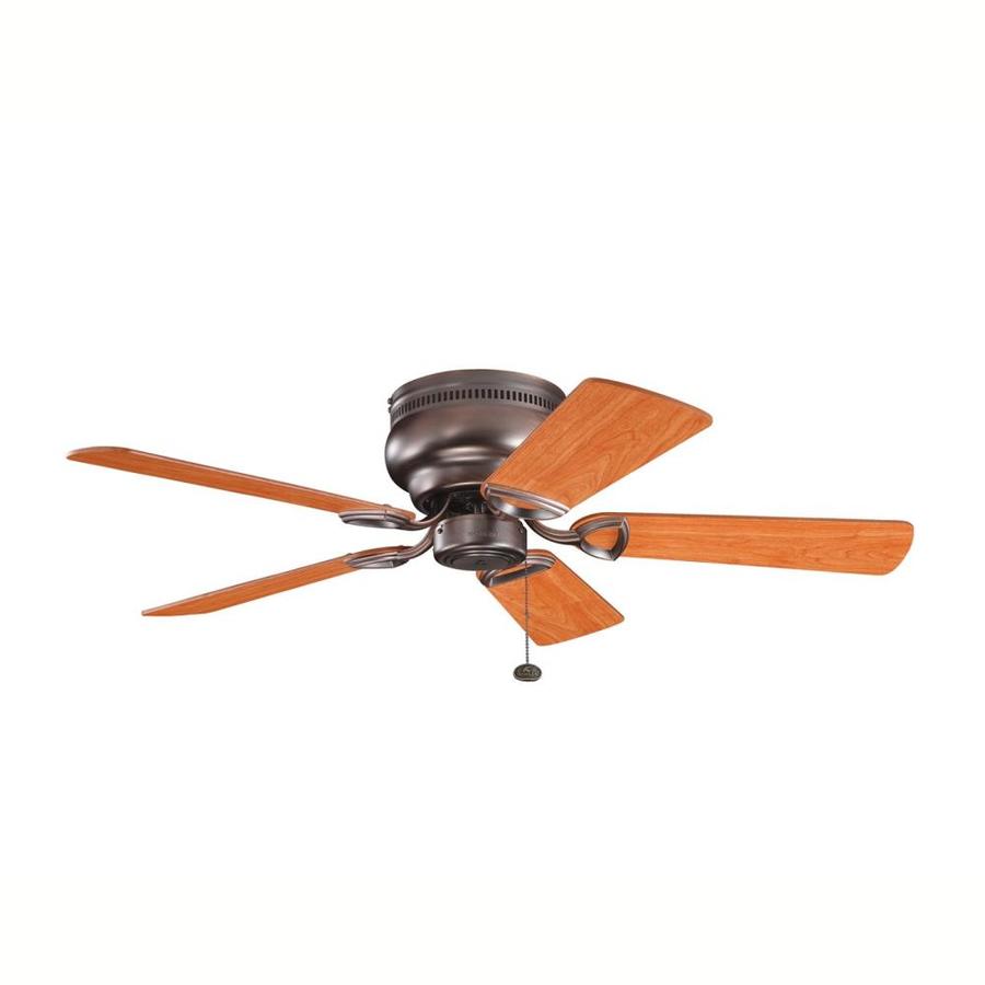 Kichler 42 In Brushed Bronze Indoor Flush Mount Ceiling Fan 5