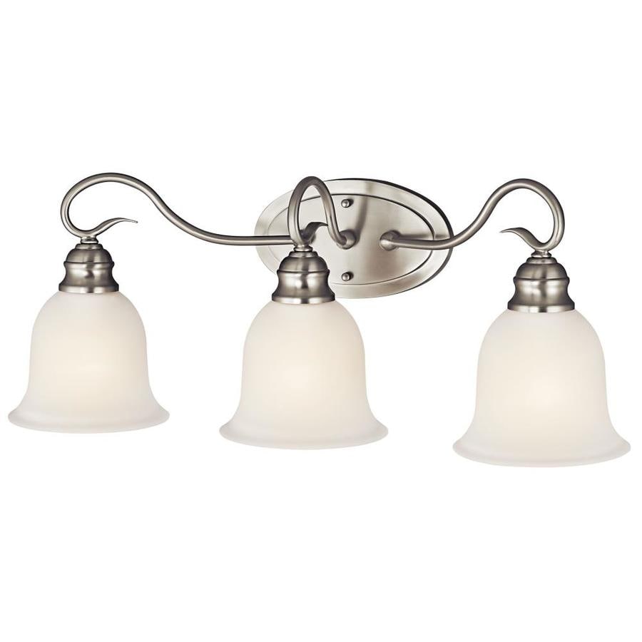 Kichler Tanglewood 3-Light Nickel Transitional Vanity Light in the ...