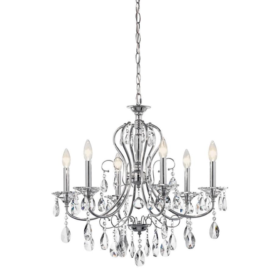 Kichler Jules 6Light Chrome Traditional Candle Chandelier at