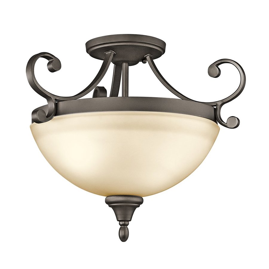 Kichler Monroe 17 25 In Olde Bronze Transitional Incandescent Semi