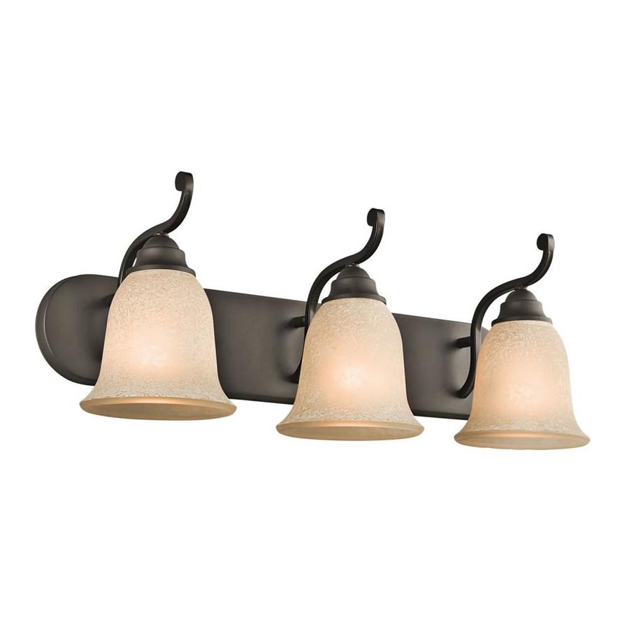 Kichler Camerena 3Light Bronze Traditional Vanity Light in the Vanity