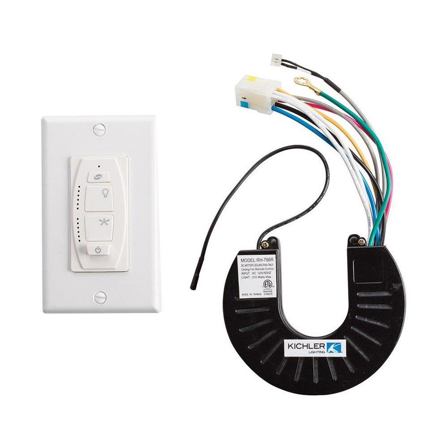Kichler 6 Setting White Ceiling Fan Switch At Lowes Com