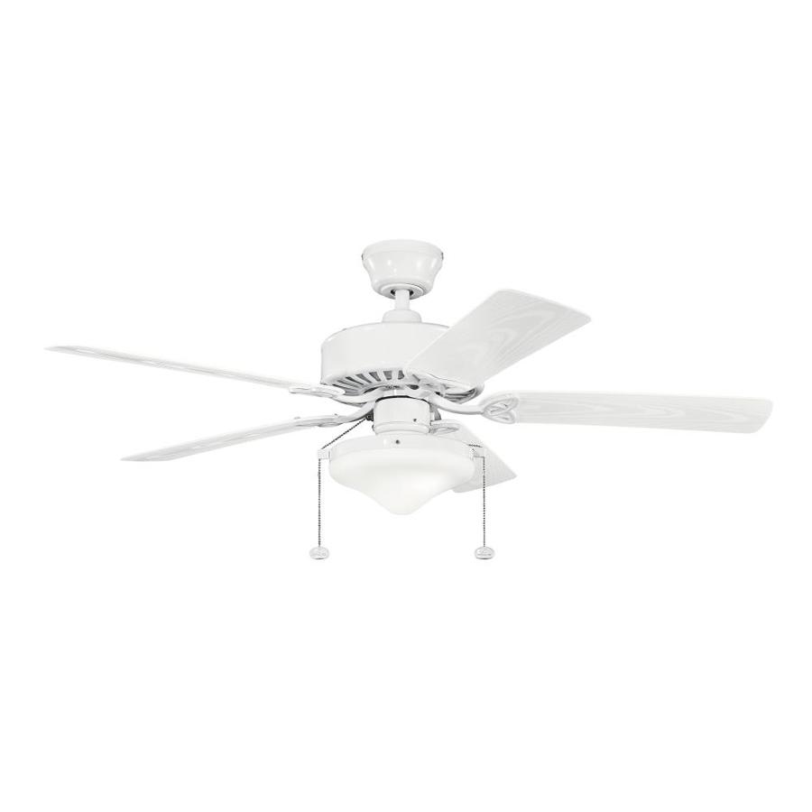 Kichler Renew Select Patio 52 In White Indoor Outdoor Ceiling Fan