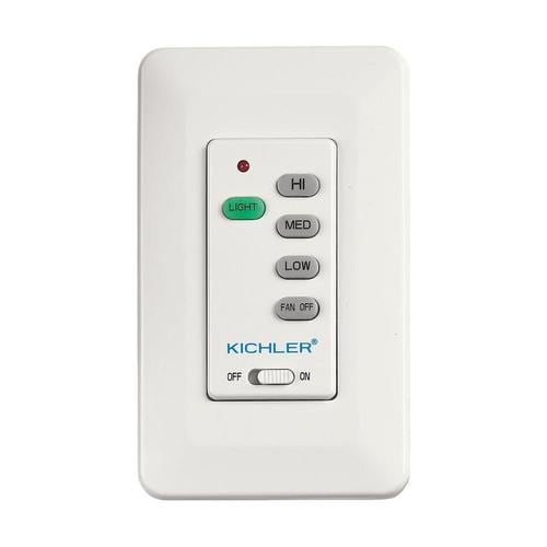 Kichler 3-Setting White/Almond/Ivory Ceiling Fan Switch in the Ceiling