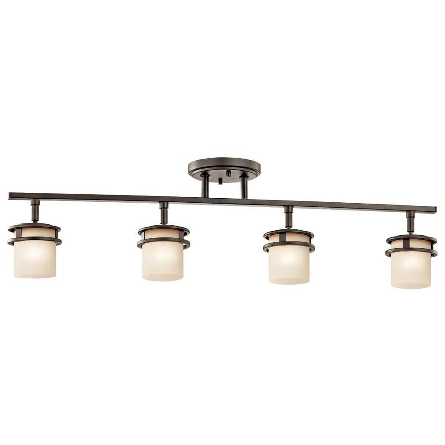 Kichler Hendrik 4 Light 30 In Olde Bronze Standard Linear Track Hendrik 4 Light 30 In Olde Bronze