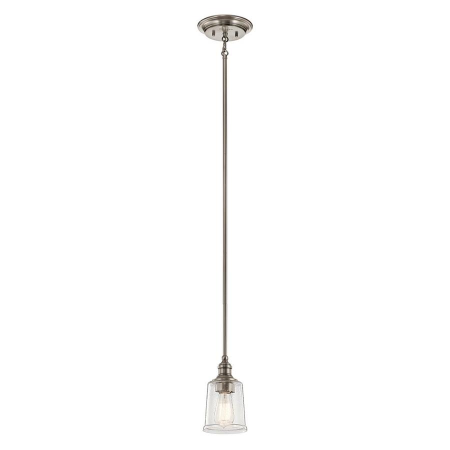 Kichler Waverly Classic Pewter Mini Traditional Seeded Glass Bell ...