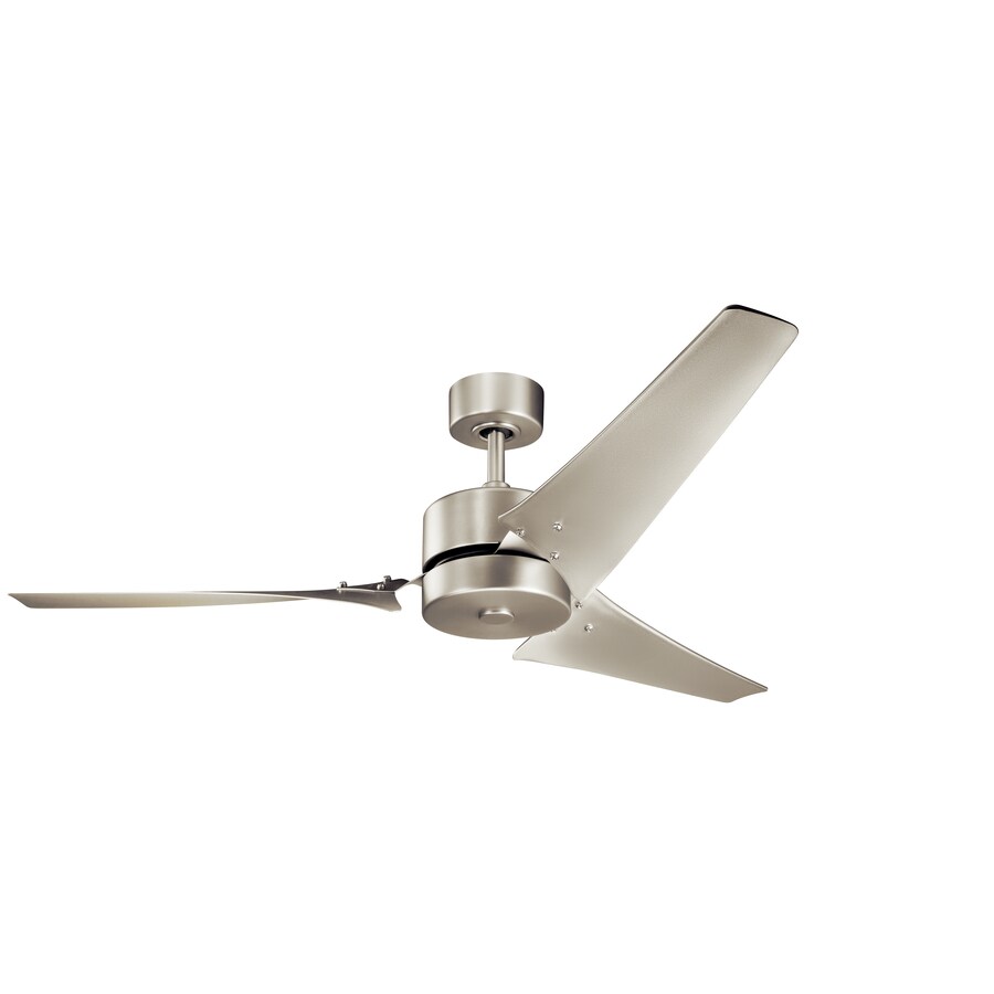 Kichler Motu 60-in Brushed Nickel Indoor Ceiling Fan (3 ...