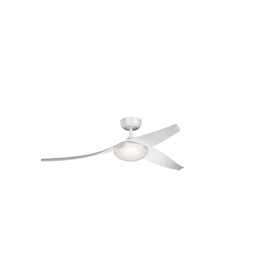 Kichler Flyy 60 In Matte White Indoor Outdoor Ceiling Fan With