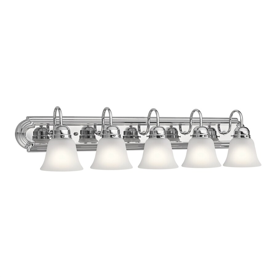 Kichler 4 Light Chrome Traditional Vanity Light In The Vanity Lights Department At Lowes Com