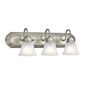 Kichler 3-Light 8.0 Brushed nickel Bell Vanity light