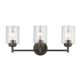 Kichler Winslow 3-Light 9.25 Olde bronze Cylinder Vanity light