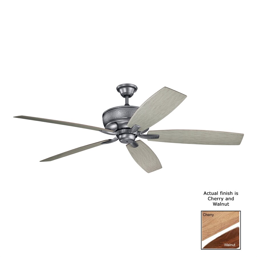 Monarch 52 In Distressed Steel Indoor Outdoor Ceiling Fan 5 Blade