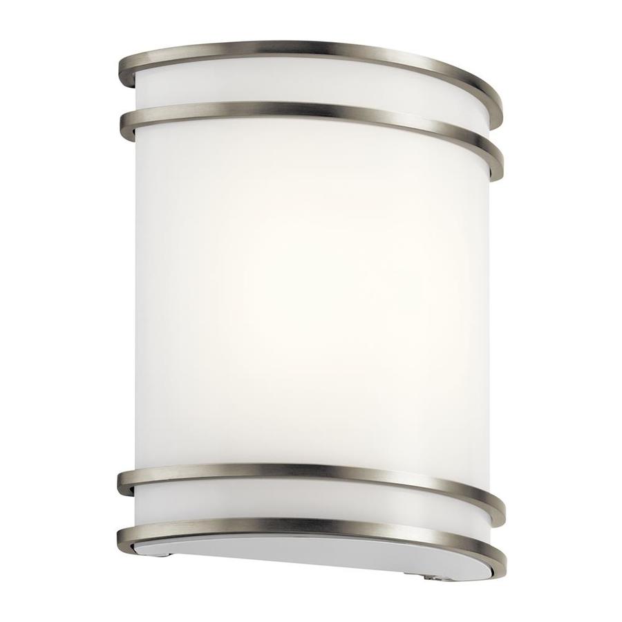 Kichler 9.5in W 1Light Brushed Nickel Modern/Contemporary Wall Sconce