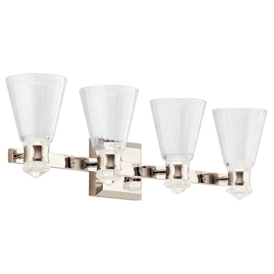 Kichler Kayva 4-Light Nickel Traditional Vanity Light