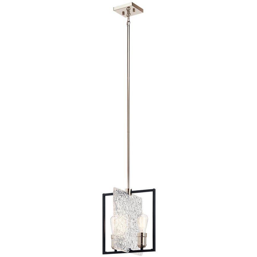 Forge Black Vintage Square Pendant Light