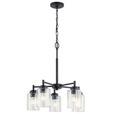 Kichler Winslow 5-Light Black Modern/Contemporary Chandelier Kichler Winslow 5-Light Black Modern/Contemporary Chandelier