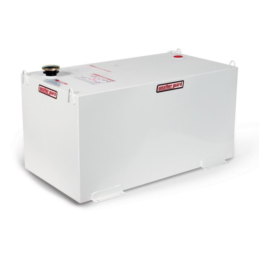 WEATHER GUARD 100Gallon White Rectangle Steel Truck Transfer Tank at