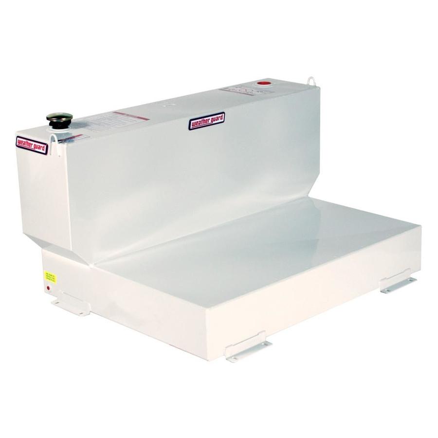 WEATHER GUARD 110Gallon White LShaped Steel Truck Transfer Tank at