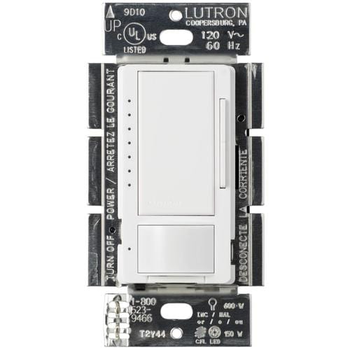 no neutral required Turquoise MS-OPS5M-TQ 600 Watts Single-Pole//Multi Location Lutron Maestro Motion Sensor switch