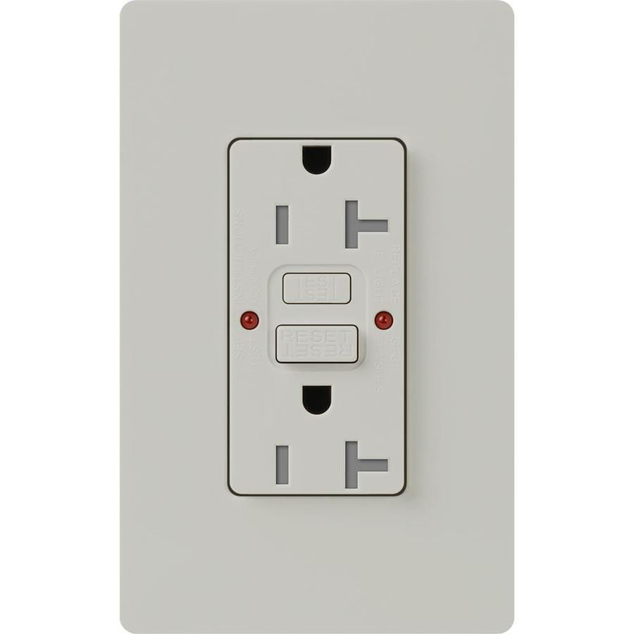 Cooper Wiring Devices 20 Amp White Decorator Duplex Electrical Outlet