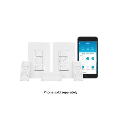 Lutron Caseta Wireless Single-Pole/3-Way White Smart LED Decorator ...