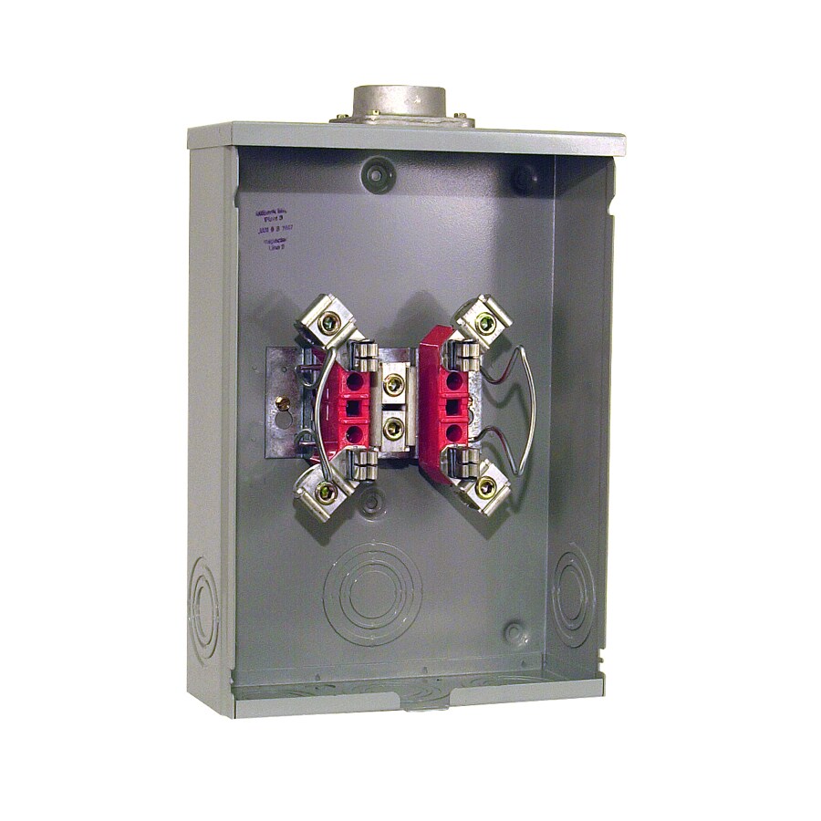 Milbank Manufacturing Company 1124604 Meter Socket 200 Amp 4 Terminal Ringless