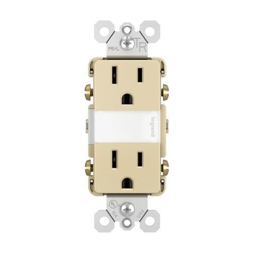 Legrand radiant Ivory 15Amp Decorator Tamper Resistant Night Light