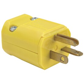 Legrand Pass & Seymour MaxGrip M3 20 Amp 250-Volt NEMA 6-20P Straight Blade Plug, Yellow