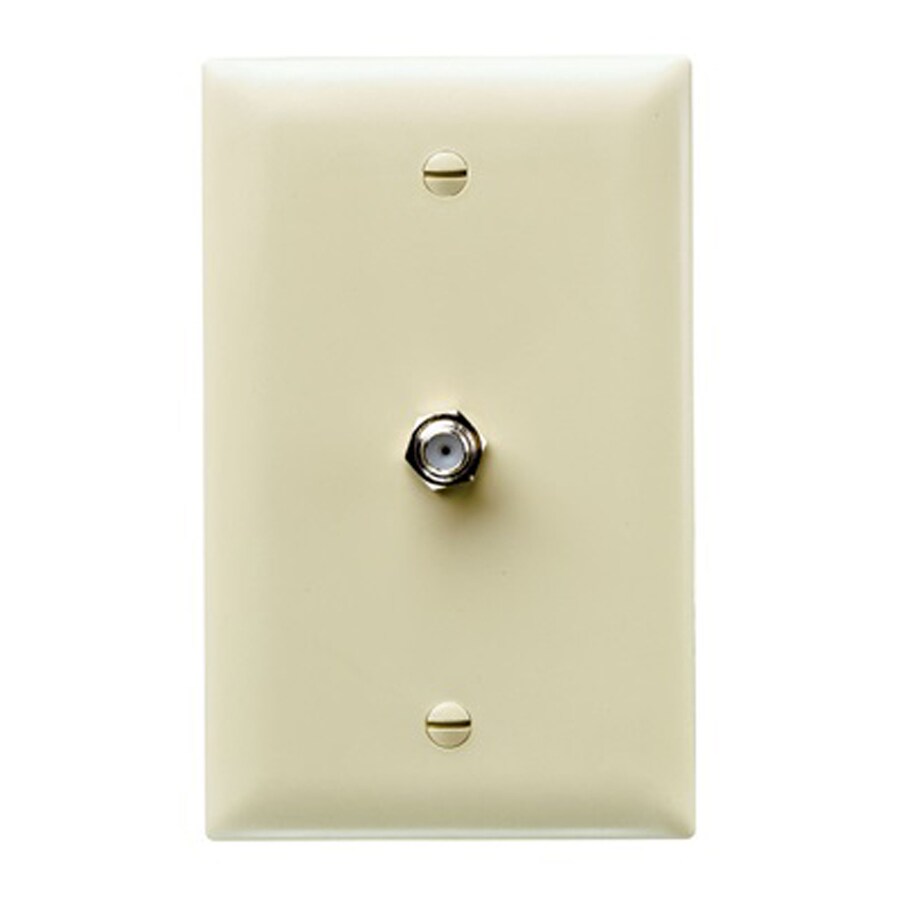 Legrand Plastic FType Coax Wall Jack at