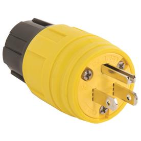 UPC 785007046458 product image for Pass & Seymour/Legrand 15-Amp 125-Volt yellow 3 wire watertight plug | upcitemdb.com