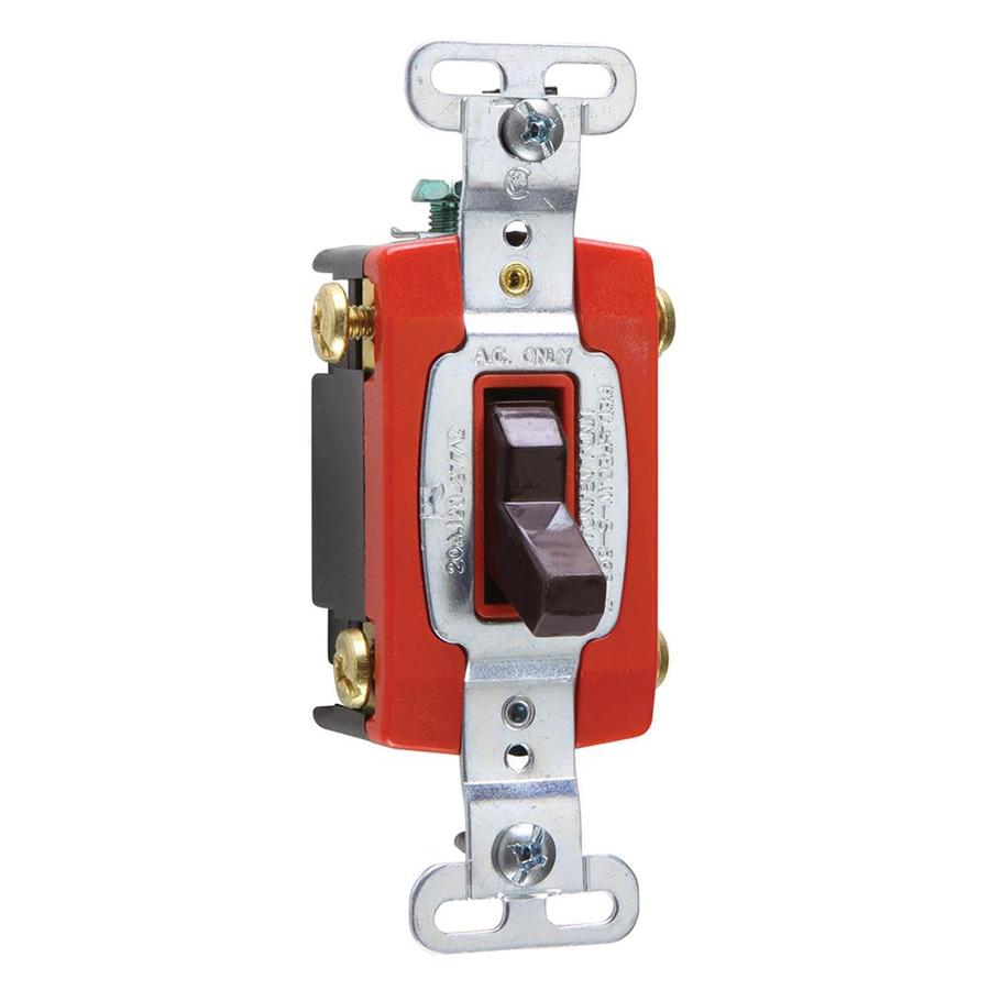 Legrand Pass & Seymour 15/20Amp 3Way Brown Toggle Industrial Light