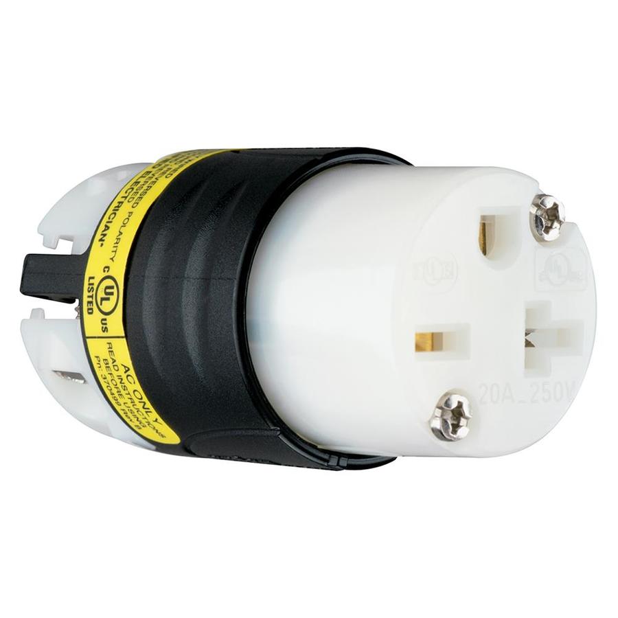 Legrand GCM 20Amp 250Volt NEMA 620r HeavyDuty Straight Connector in