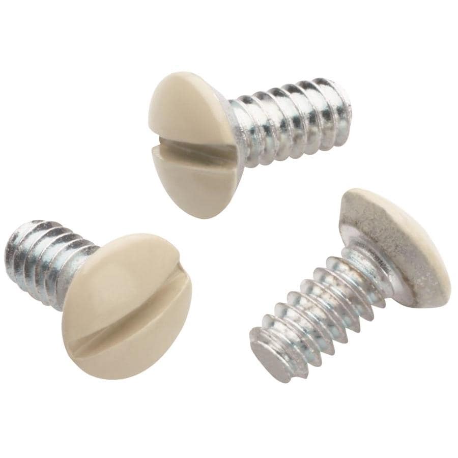 Legrand #6 x 1/2-in Ivory Wall Plate Screws (10-Count)