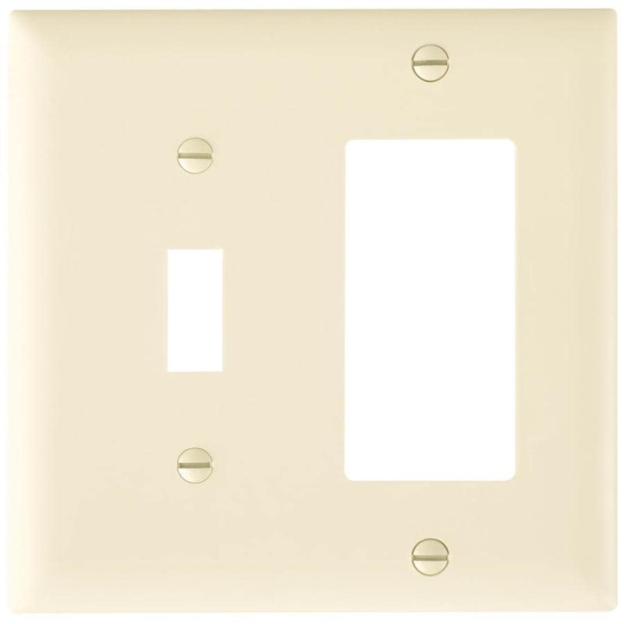 Pass & Seymour/Legrand Trademaster 2Gang Light Almond Double Wall