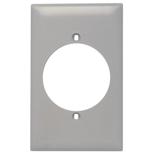 Legrand 1-Gang Gray Single Round Standard Wall Plate in the Wall Plates ...