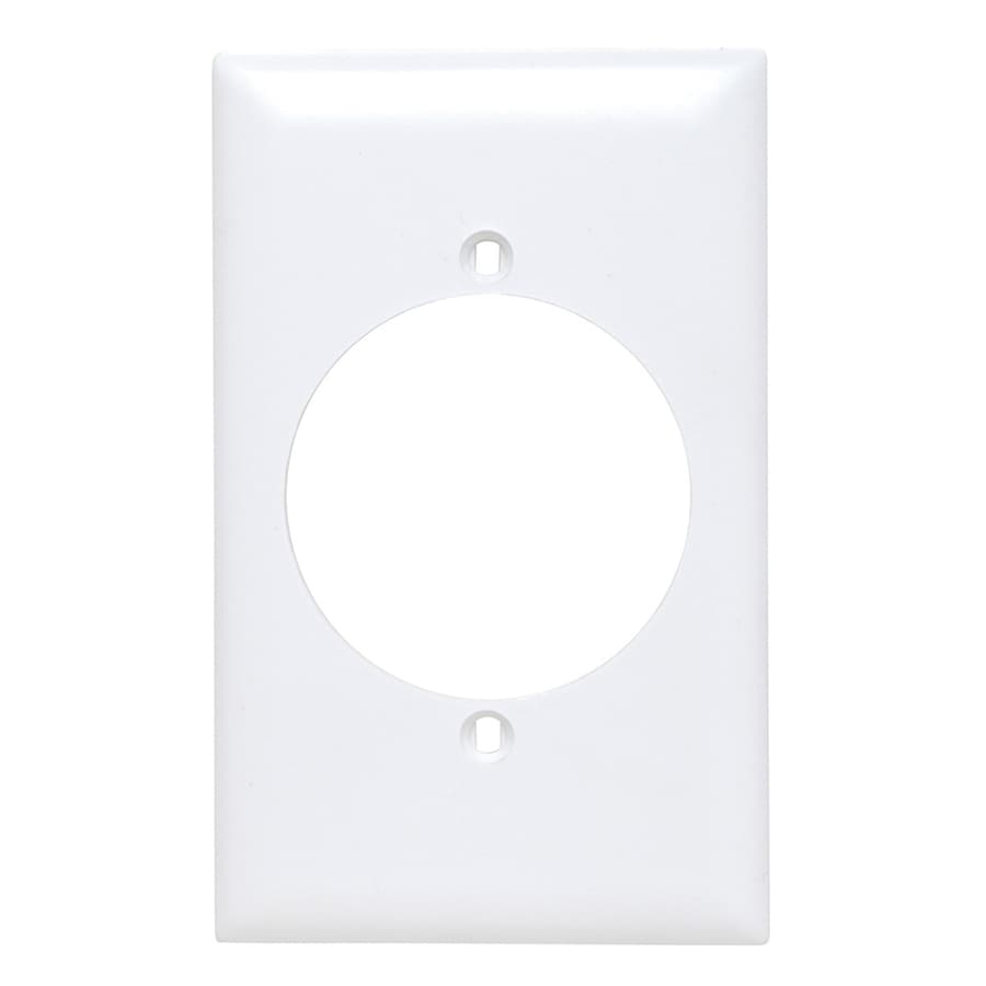 Legrand 1Gang White Single Midsize Wall Plate at