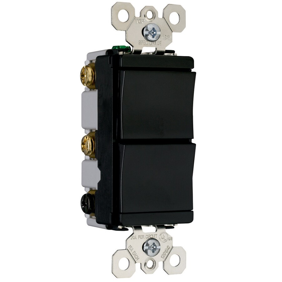 Pass & Seymour/Legrand Black Light Switch at