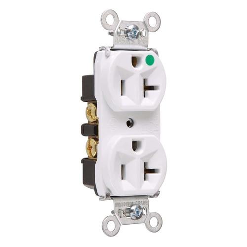 Legrand White 20-Amp Duplex Hospital Outlet in the Electrical Outlets ...