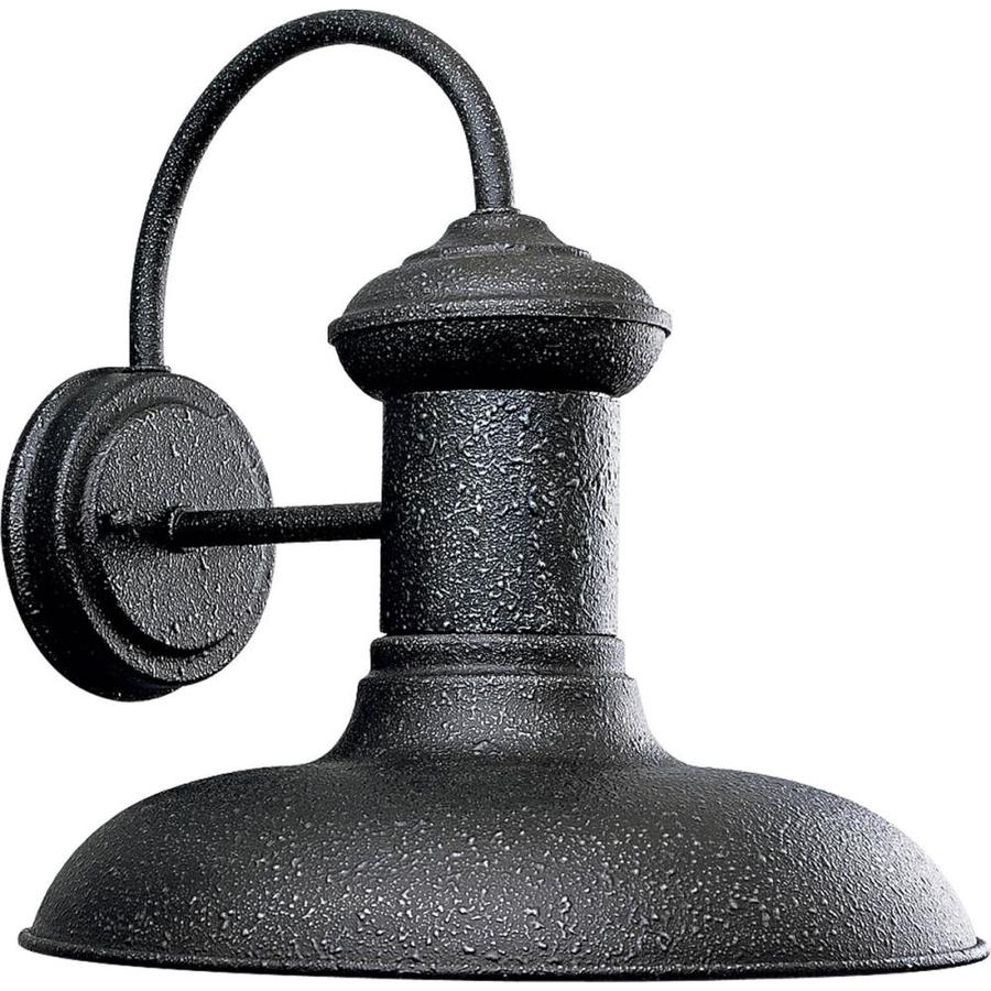Shop Progress Lighting Brookside 12.31-in H Gilded Iron Outdoor Wall Light at Lowes.com