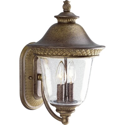 Progress Lighting Savannah 15 25 In H Burnished Chestnut Outdoor Savannah 15 25 In H Burnished Chestnut