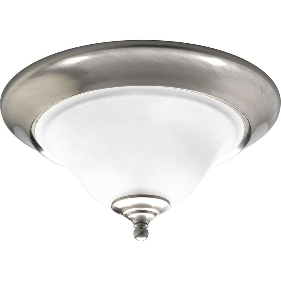 Progress Lighting Trinity 15 In Brushed Nickel Transitional Progress Lighting Trinity 15 In Brushed